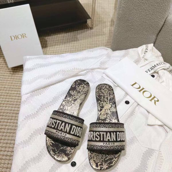 Dior Sandal Slipper Logo 3D 2023