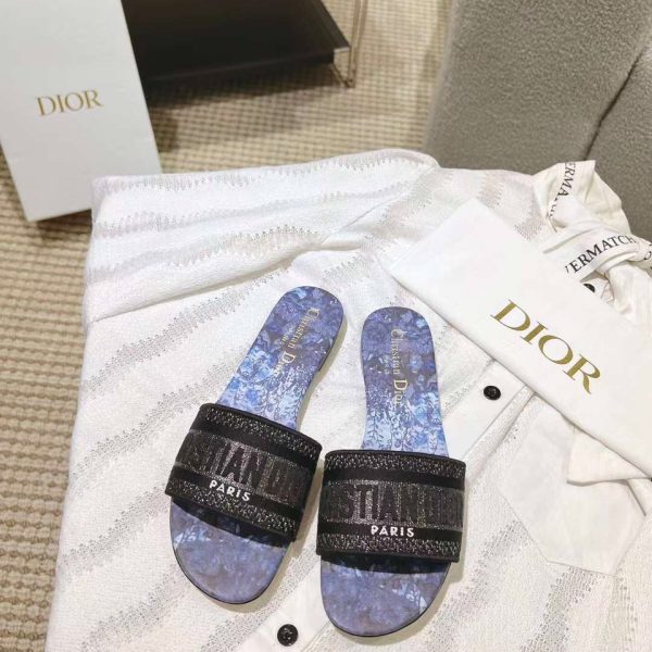 Dior Sandal Slipper Logo 3D 2023