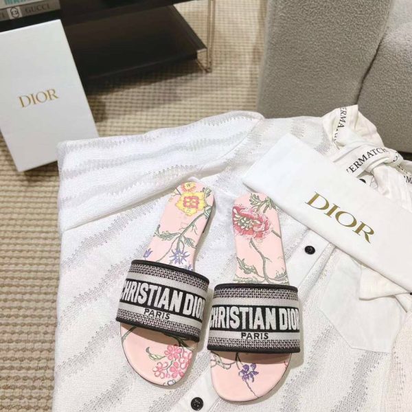 Dior Sandal Slipper Logo 3D 2023