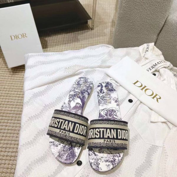 Dior Sandal Slipper Logo 3D 2023