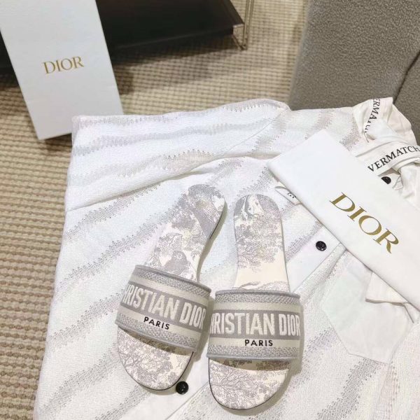 Dior Sandal Slipper Logo 3D 2023