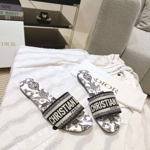 Dior Sandal Slipper Logo 3D 2023