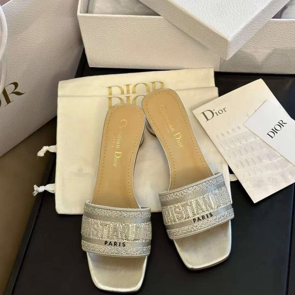 Dior Sandal Slipper Logo 3D 2023