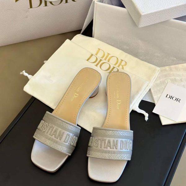 Dior Sandal Slipper Logo 3D 2023