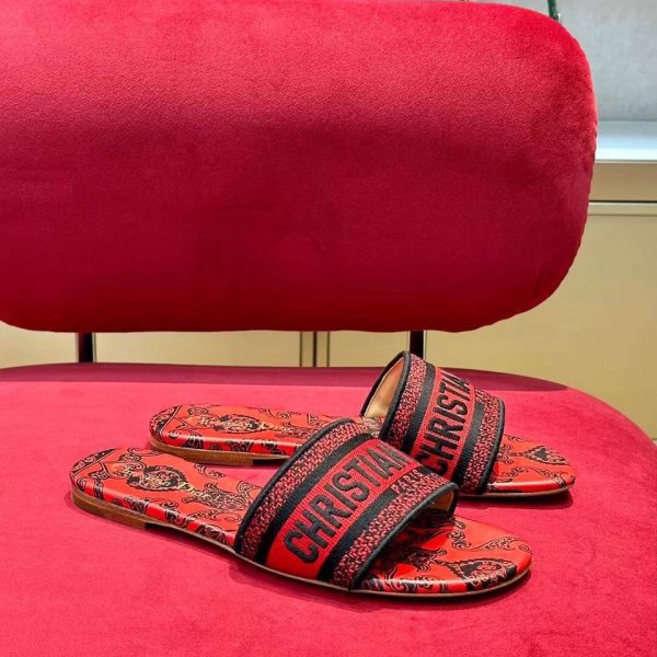 Dior Sandal Slipper Logo 3D