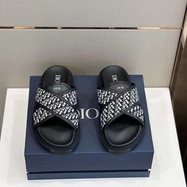 Dior Aqua Oblique Sandal Men's