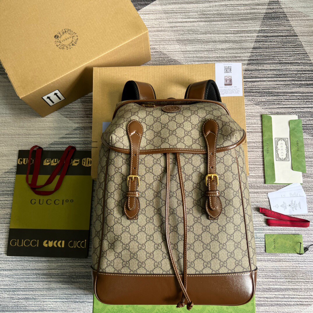 Gucci GG Supreme Backpack 696013 - Replica Bags and Shoes online Store ...