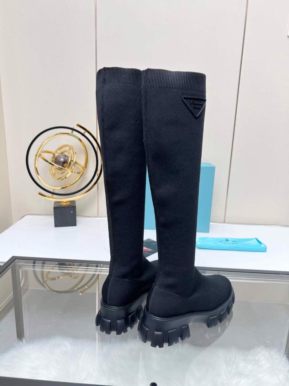 Prada Monolith Knee-length Boots 2023 - Image 2