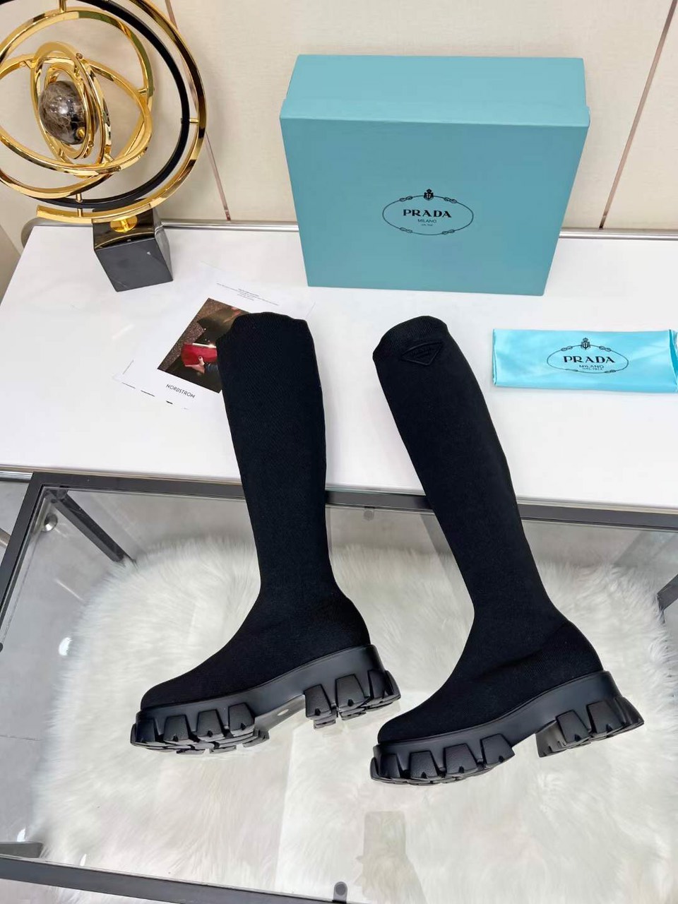 Prada Monolith Knee-length Boots 2023 - Image 5