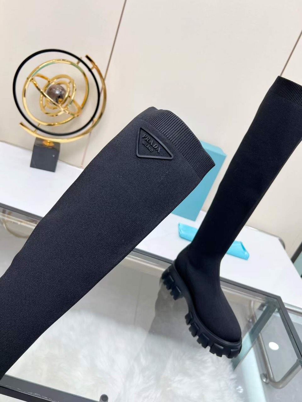 Prada Monolith Knee-length Boots 2023 - Image 6