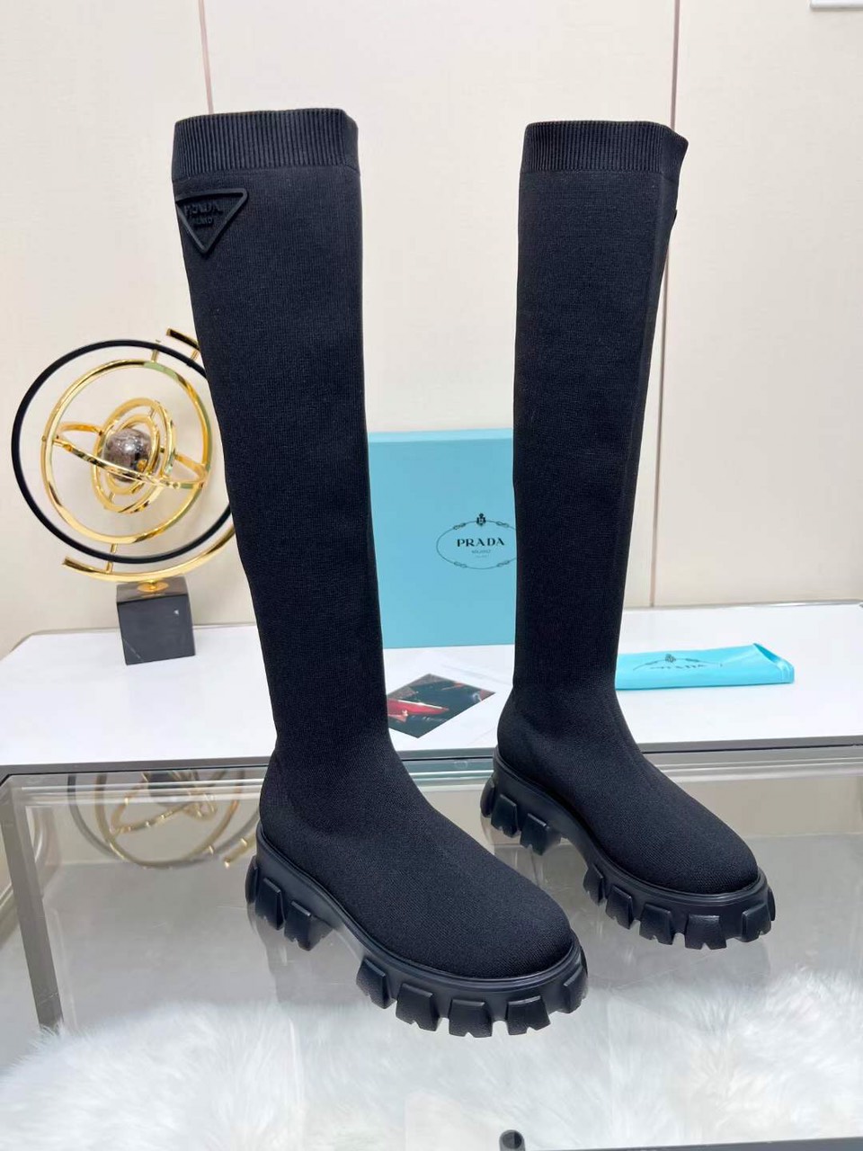 Prada Monolith Knee-length Boots 2023