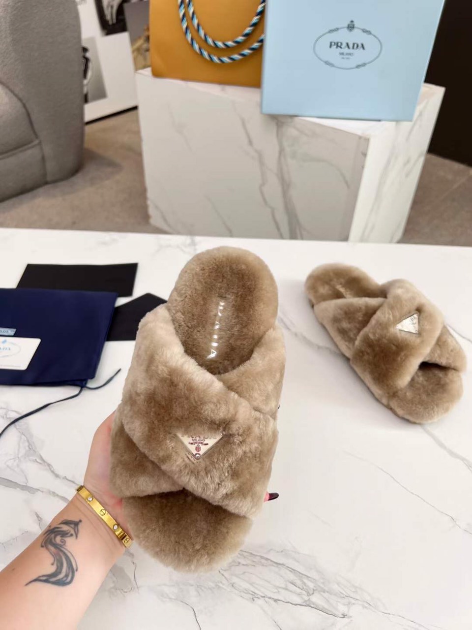 Prada Terry Slides - Image 4