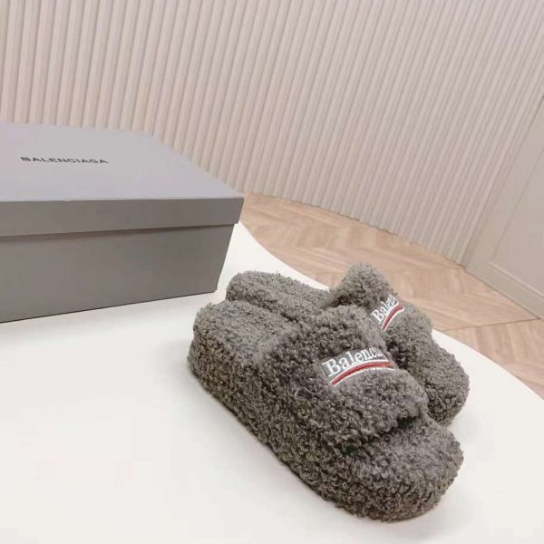 Balenciaga Winter Women's Furry Slipper