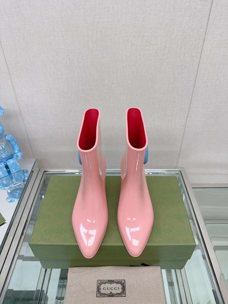 Gucci Gene Rubber Ankle Boots Replica Bags and Shoes online Store