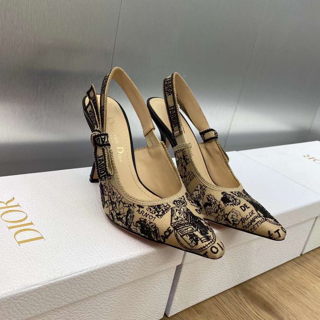 Dior Ja’dior Oblique Heel Shoes 9cm - Replica Bags and Shoes online ...