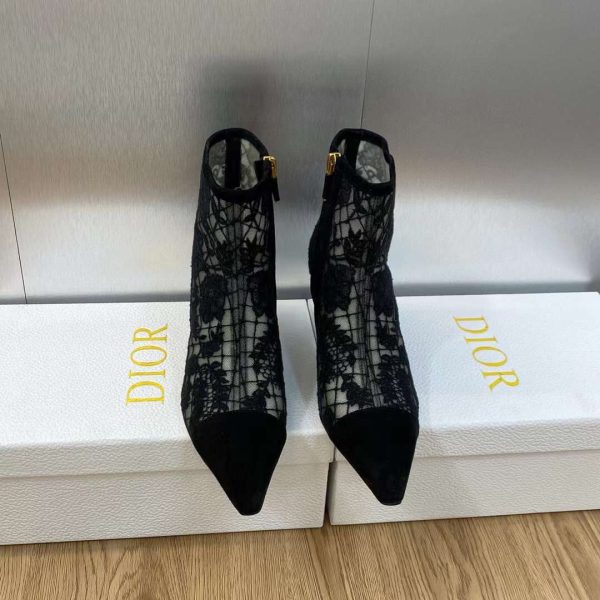 Dior Floral Ankle Boots