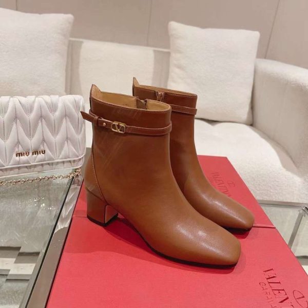 Valentino Logo Ankle Boots