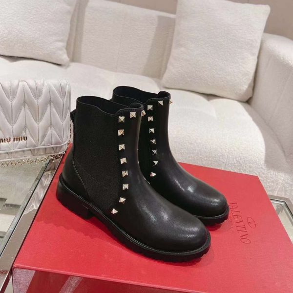 Valentino Ankle Leather Boots