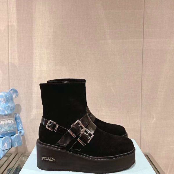Prada Botas Sapatos Ankle Boots