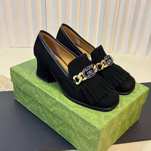 Gucci GG Heel Pump Women's Shoes