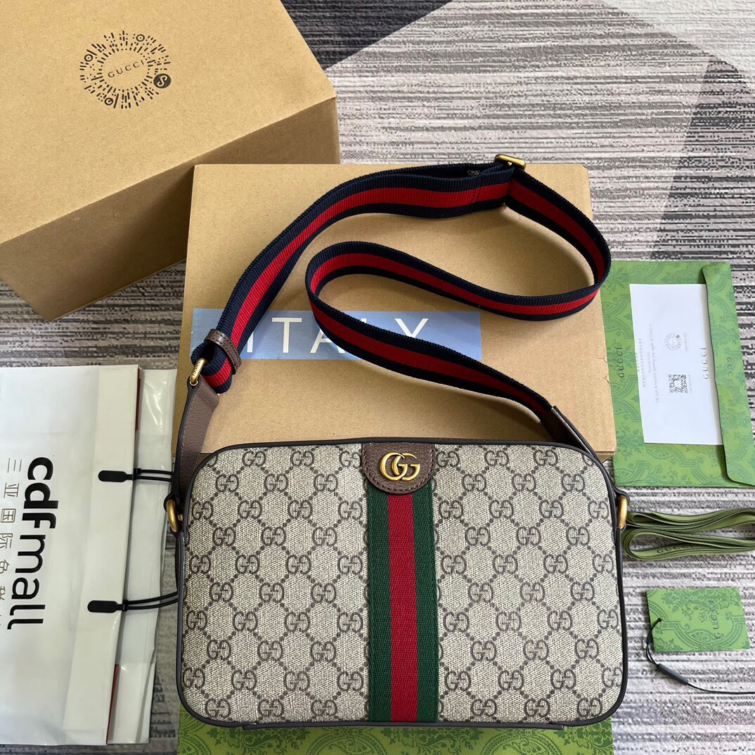 Gucci Ophidia GG Supreme Bags 767190 - Replica Bags and Shoes online ...