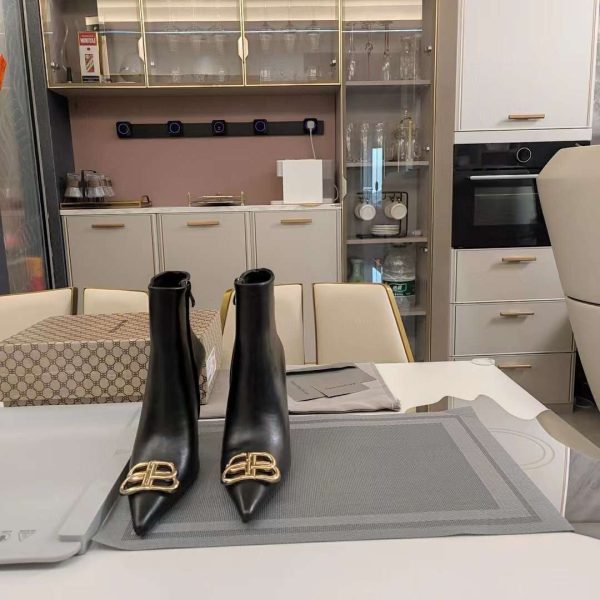 Balenciaga BB Logo Women's Ankle Boots