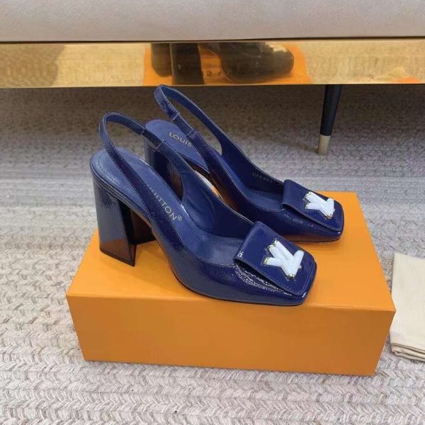 Louis Vuitton Slingback Shoes 9cm
