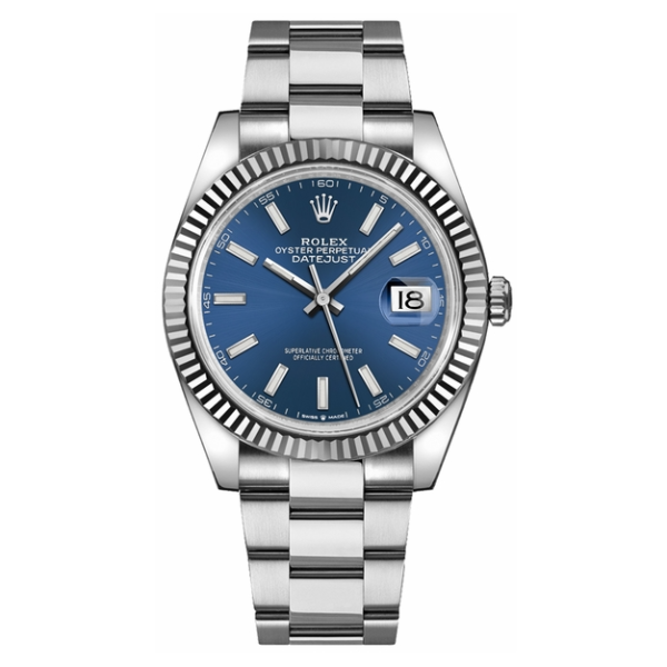 Datejust Blue Dial Oyster Bracelet 41mm