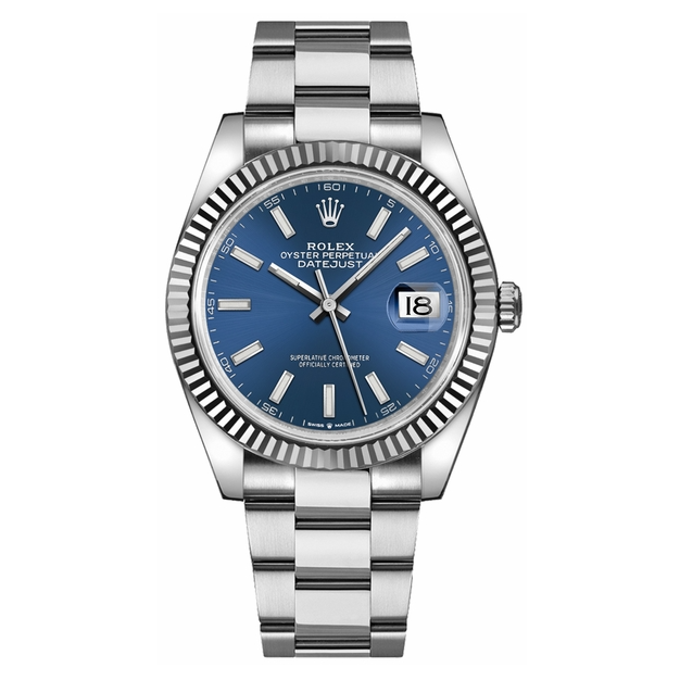 Datejust Blue Dial Oyster Bracelet 41mm