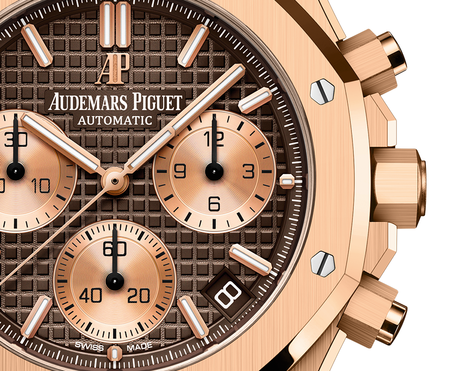 ROYAL OAK Pink Gold Brown Dial CHRONOGRAPH 41mm - Image 3