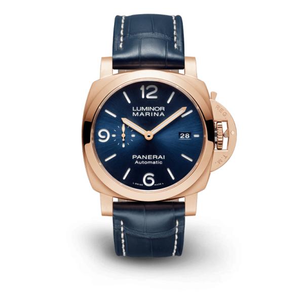 Luminor Marina Goldtech Sole Blu 44mm