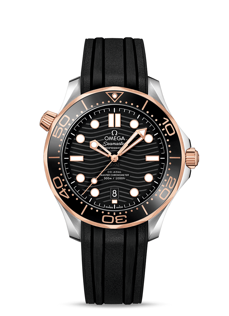 Seamaster Diver 300m Black Sedna Gold 42mm