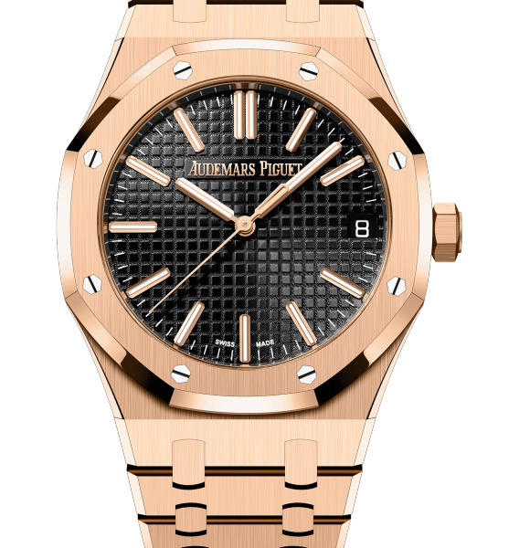 ROYAL OAK Pink Gold Black Dial 41mm