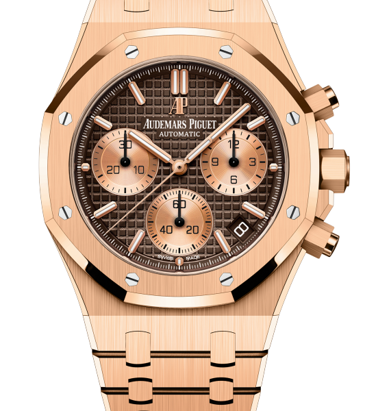 ROYAL OAK Pink Gold Brown Dial CHRONOGRAPH 41mm