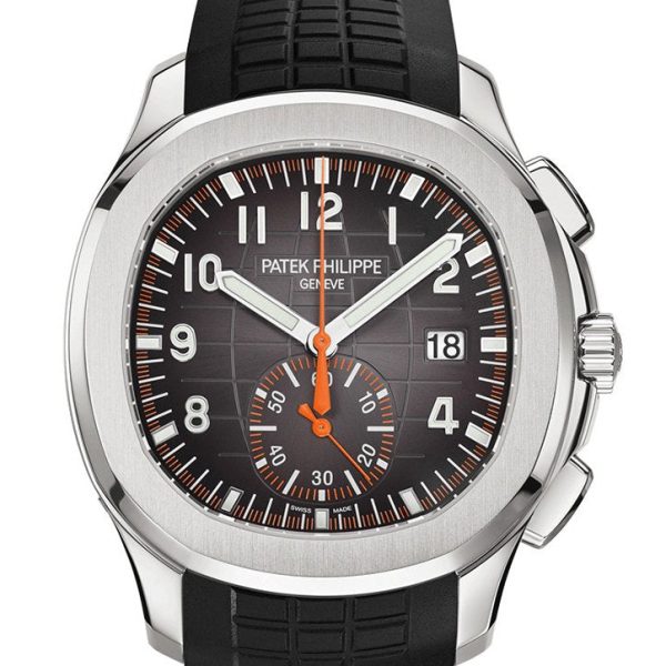 Aquanaut 5968A-001 Black Dial Chronograph 42.2 mm