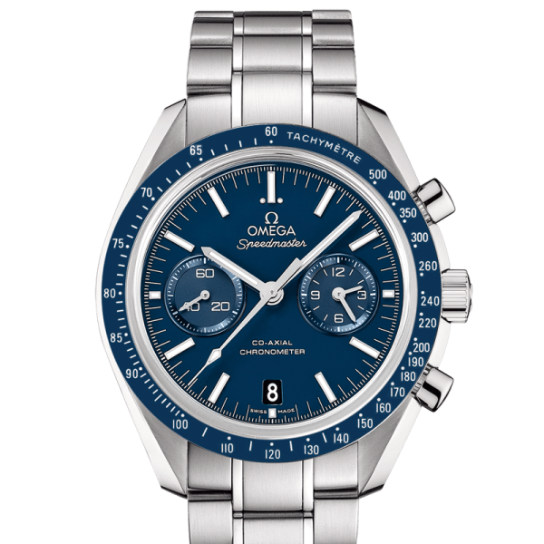 Speedmaster TWO COUNTERS Titanium Blue 44.25mm