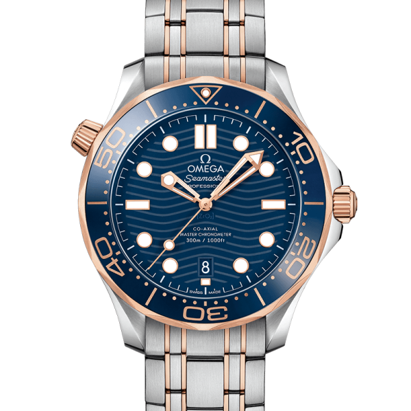 Seamaster Diver 300m Blue Sedna Gold 42mm