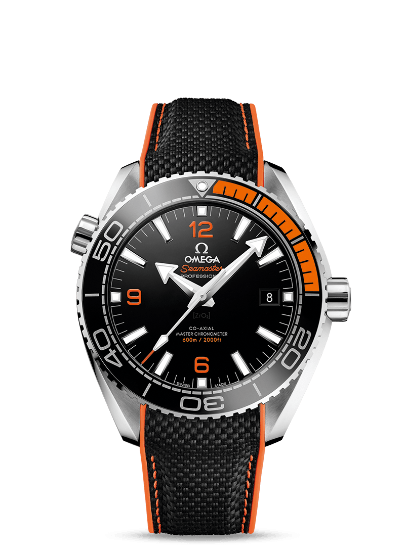 PLANET OCEAN 600M Black / Orange 43.5mm