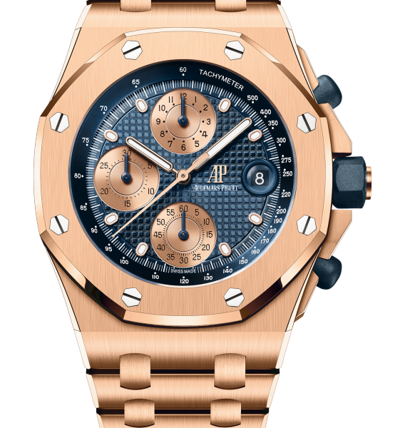 OFFSHORE Pink Gold Blue Dial CHRONOGRAPH 42mm