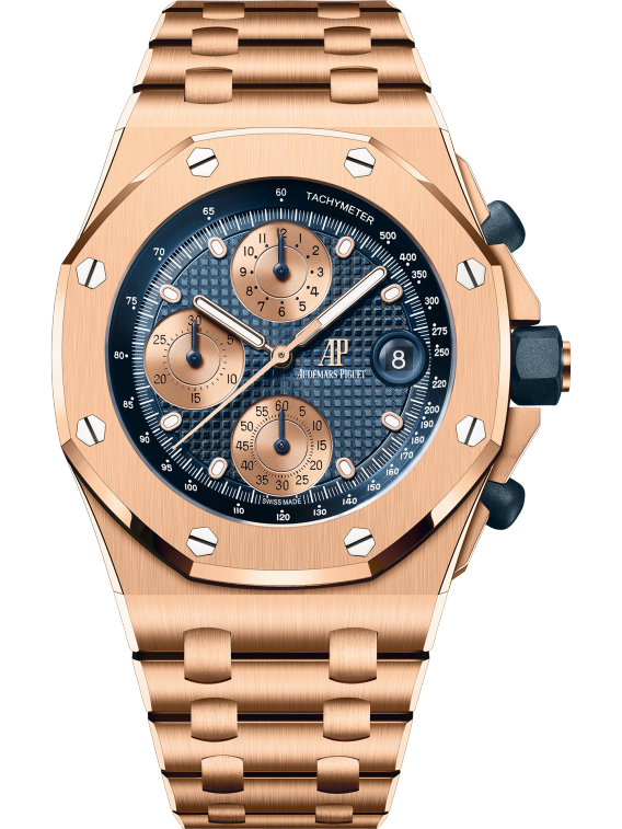 OFFSHORE Pink Gold Blue Dial CHRONOGRAPH 42mm