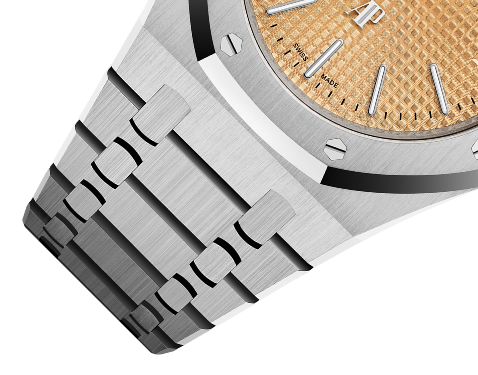 ROYAL OAK “JUMBO” EXTRA-THIN Pink Gold-toned Dial 39mm - Image 4