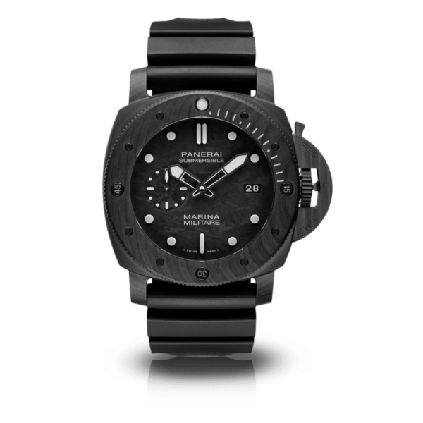 Submersible Full Black Marina Militare Carbotech 47mm