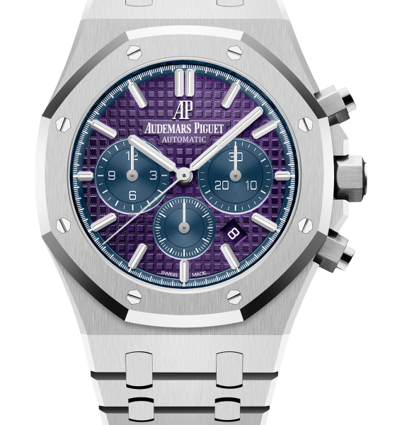 ROYAL OAK Plum purple dial CHRONOGRAPH 41mm