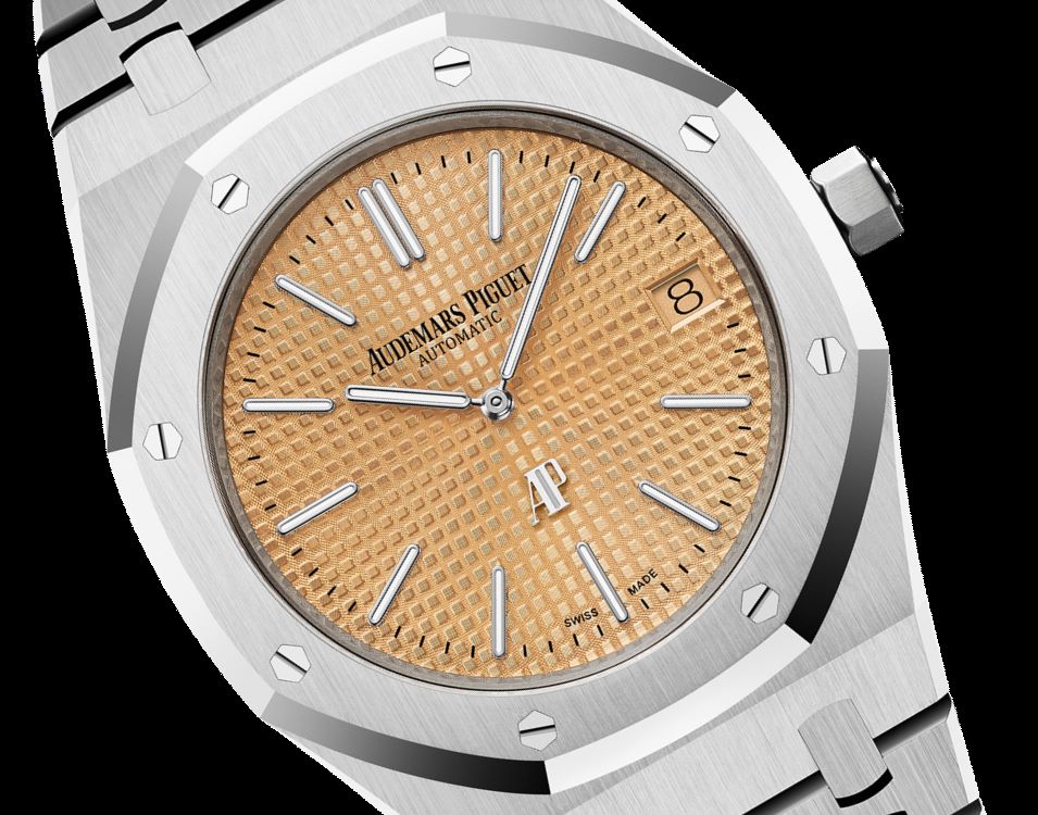 ROYAL OAK “JUMBO” EXTRA-THIN Pink Gold-toned Dial 39mm - Image 2