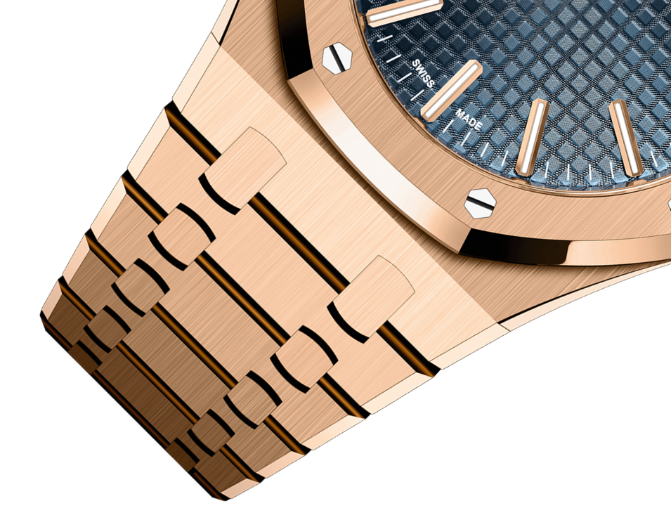 ROYAL OAK Pink Gold “Bleu nuit nuage 50” Dial 41mm - Image 4