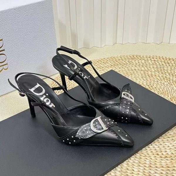 Dior Vintages Slingback Women's Shoes 8.5cm