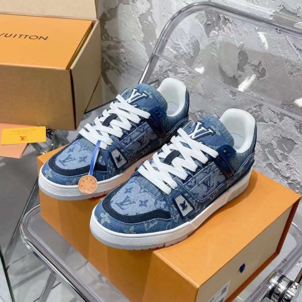 Louis Vuitton Trainer TPU Unisex Shoes