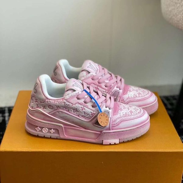 Louis Vuitton Trainer TPU Unisex Shoes