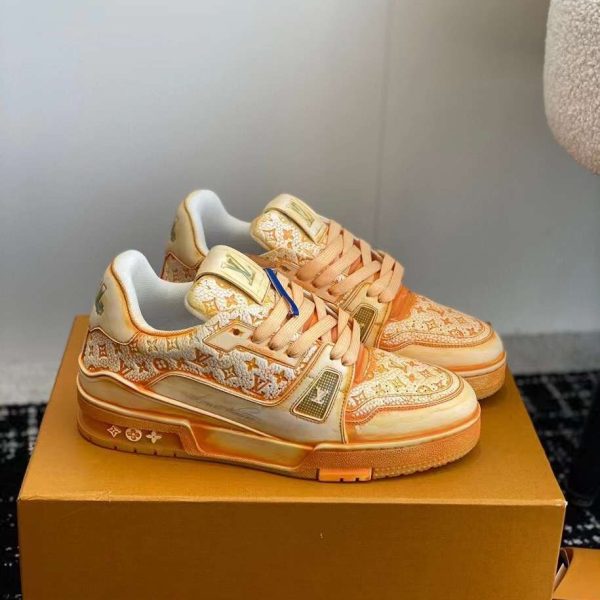 Louis Vuitton Trainer TPU Unisex Shoes