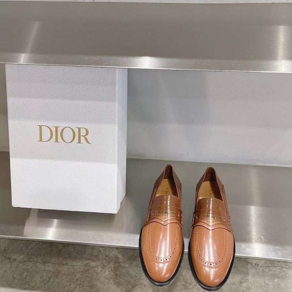 Dior Loafer Leather Women's Shoes